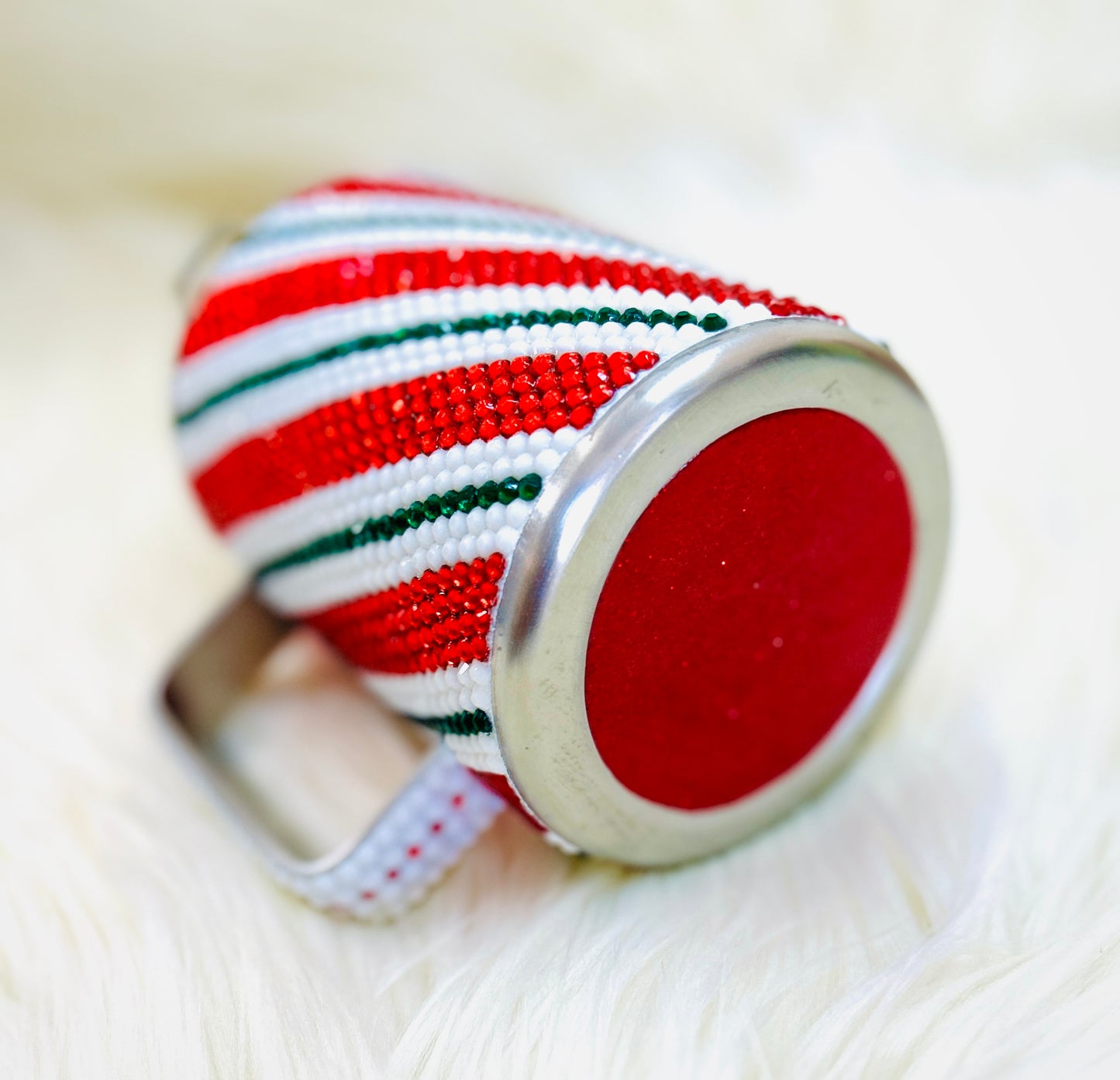 Candy Cane Bling Coffee Mug