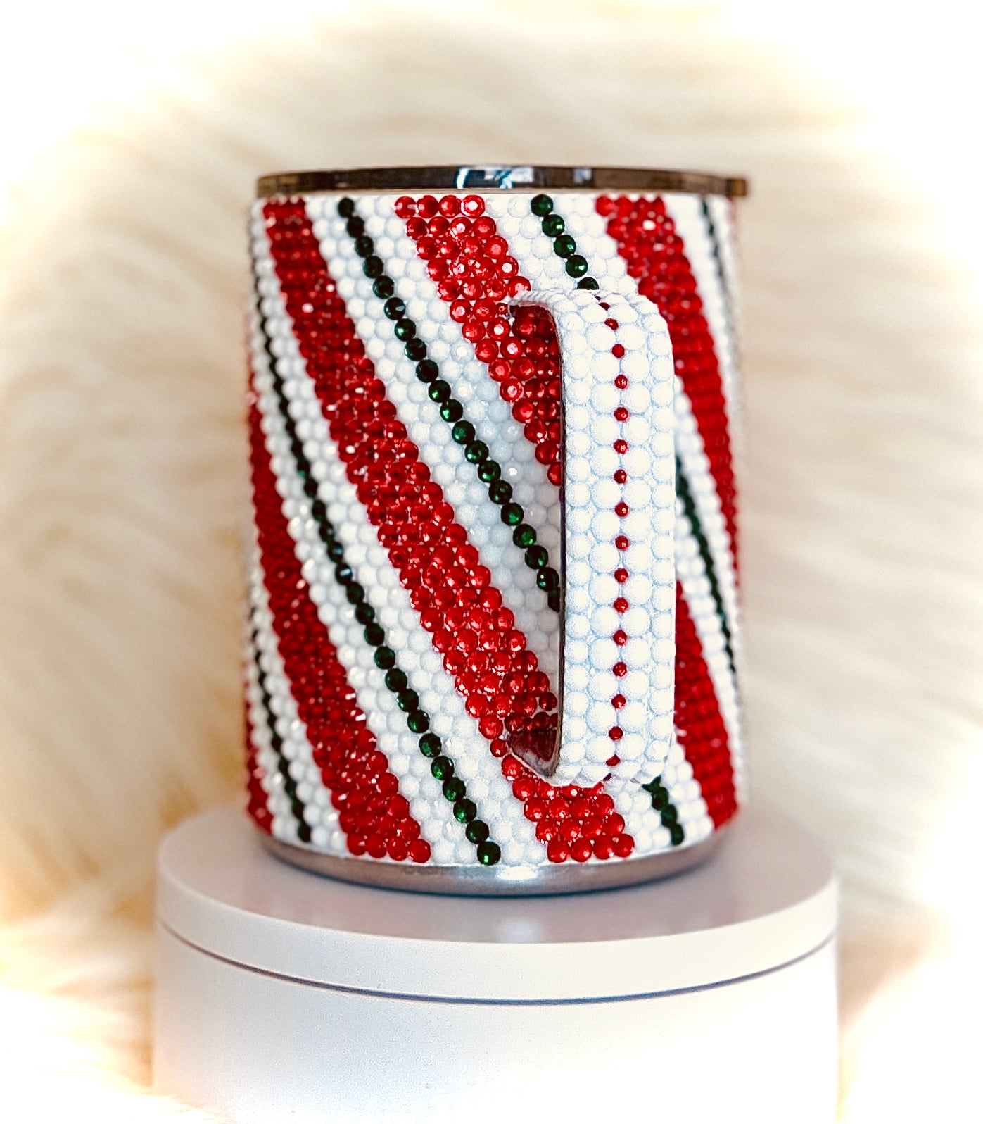 Candy Cane Bling Coffee Mug