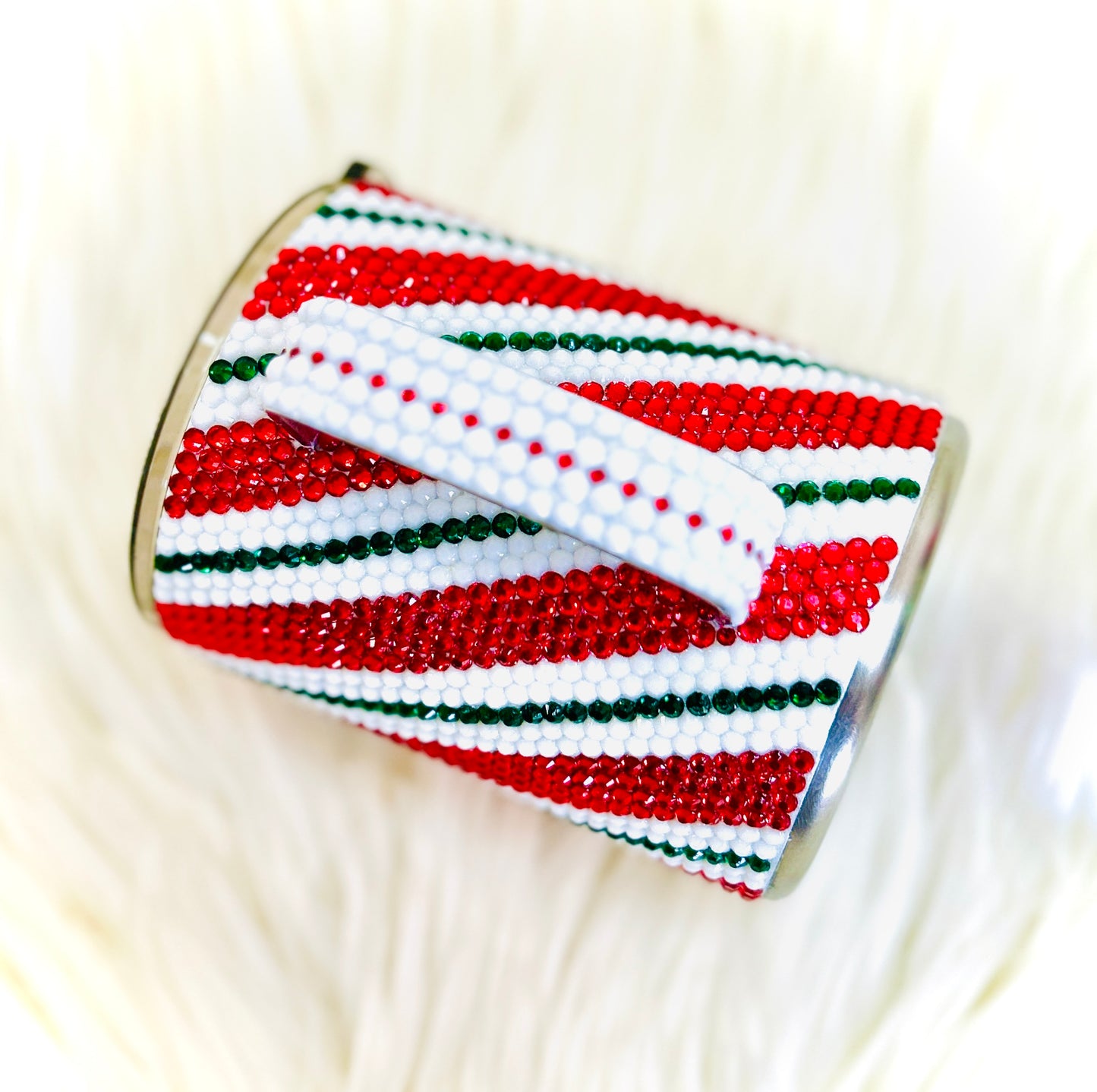 Candy Cane Bling Coffee Mug